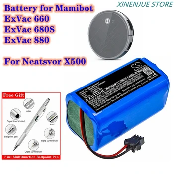 Robot Vysávač Batérie 14,4 V/2600mAh pre Mamibot ExVac 660 / 680S / 880 ,pre Neatsvor X500