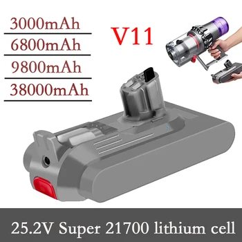 Pôvodné V11 Batérie Absolútne V11 Napájanie Lithium-Ion Vysávač nabíjateľná Batéria Super Lítium 38000Ah