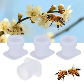 10pcs Honey Bee Feeder Plastové Malej Diery Zabraňujú Utopenia Waterer Kŕmidlá Kŕmenie Nástroje Včelárskych Dodávky Záhrada Včely Farmy