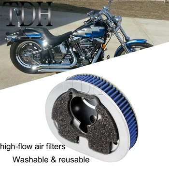 Motocykel High-Flow Air Filter Repalcement Opakovane a Umývateľný pre Harley SOFTAIL FXSTS FXSTC FXSTB FXST FLSTF DYNA FXD FLTR FXDW