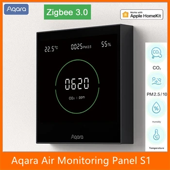 Nové Aqara Monitorovanie Ovzdušia Panel S1 Omni Directional Vzduchu CO2 PM2.5 Monitorovanie Teploty zigbee 3.0 Práce Pre Aqara Domov Homekit