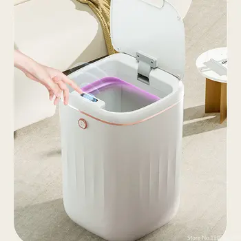 20L/22 L Automatický Senzor Koša UV Light Indukčné Koša Smart Smetisko Pre Kúpeľňa Wc Wastebasket Veko Smart Home
