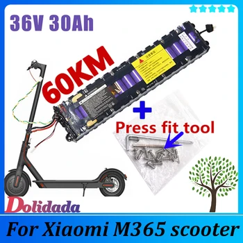 36V 30Ah Litium Ion akumulátor 18650 30000mAh Li-ion Elektrický Skúter Batéria pre -Xiao M365 Batérií Určených Batterie