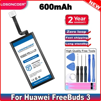 LOSONCOER 600mAh HB681636ECW Batériu Pre Huawei FreeBuds 3 Bezdrôtové Slúchadlá Batérie