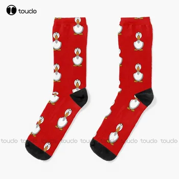 Nové Červené Hus Ponožky Ponožky Červená Futbal Ponožky Mládež Osobné Vlastné Unisex Dospelých Ponožky Popularitu Dovolenku Darčeky Teen Ponožky