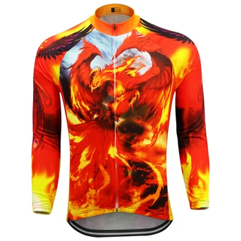 Nové Men' s cyklistický dres s dlhým rukávom tepelnej cyklistické oblečenie zimné tepelné a tenké MTB, Road bike nosenie Maillot Ciclismo Hot