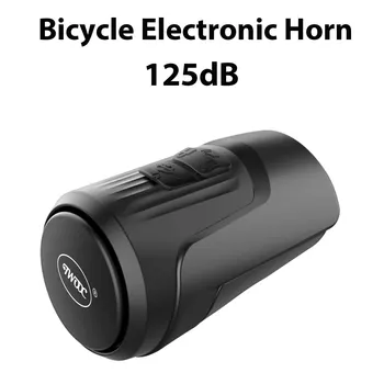 TWOOC 125dB Požičovňa Elektronické Bell Anti Theft Horn USB Nabíjateľné Vhodné pre Horské Cestné Bicykle Deti Skútre