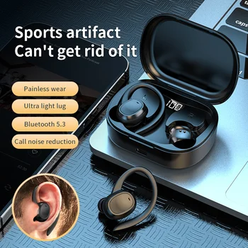 Vzdušné Vedenie Bluetooth 5.3 Slúchadlá Športové Vodotesné Led Displej Bezdrôtové Slúchadlá HiFi Stereo Slúchadlá Otvorené Uši Slúchadlá