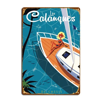 Calanques Plagát Kovové Značky Klubu Strany Garáž Klubu Retro Garáž Dekorácie Tin prihlásiť Plagáty