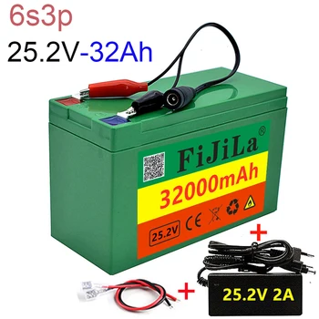 24V 32.0 Ah 6s 3p 18650 Batérie Lítium-25.2 V 32000mAh Elektrické Požičovňa Motoriek/Elektrický/Li ion s Nabíjačky