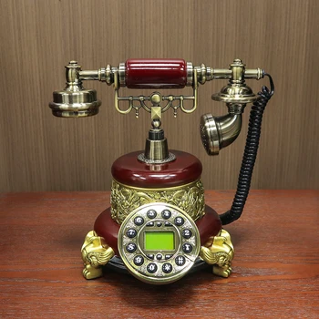Retro telefón pevná linka domov starožitné telefón starý gramofón, telefón, bezdrôtové karty