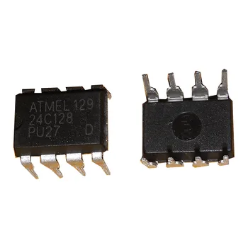 20 KS AT24C128-10PU-2.7 DIP-8 AT24C128 24C128 AT24C128BN 2-Wire Sériové EEPROM