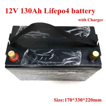 12V 130Ah 100Ah 150Ah LiFepo4 Lítiová Batéria pre Golf Cart RV Morských Karavan Autocaravnas Skladovanie Energie+10A Nabíjačky