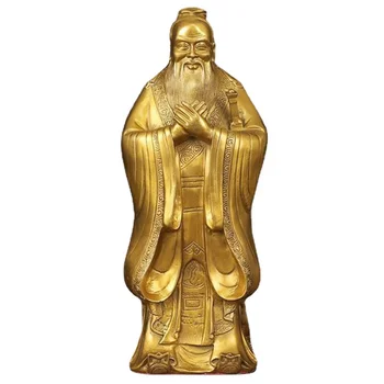 Bronzová Socha, Konfucius Ornament, Bronzová Socha, Konfucius Remeslá
