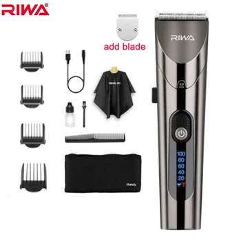 Youpin RIWA Hair Clipper Profesionálny Elektrický Zastrihávač Pre Mužov S LED Displej, Umývateľný Nabíjateľná Mužov Strong Power Ocele Hlavy