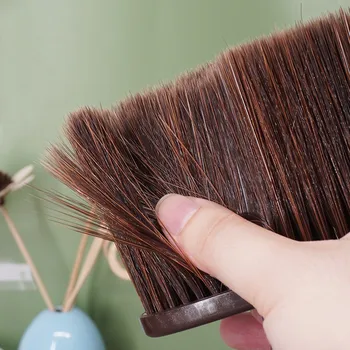 Profesionálne Mäkké Krk Tvár Toaletný Kefy Holič Vlasy Čisté Hairbrush Fúzy Kefa Salon Rezanie Kadernícke Nástroje Styling