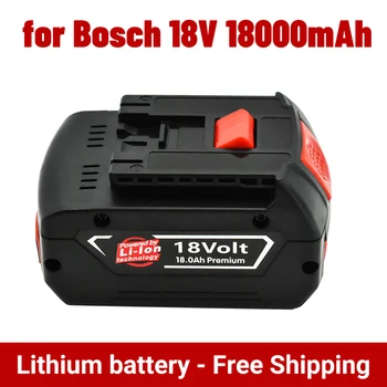Pôvodné 18V 18000mah nabíjateľná lítium-iónová batéria pre Bosch 18V záložnú Batériu náhradných dielov prenosné BAT609 indikátor lightf