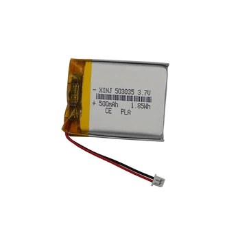 3,7 V 500mAh 1.85 Wh Lithium Polymer Li Batéria 503035 JST 2pin 1,25 mm Konektor Pre GPS Dieťa Fotoaparát, MP3, MP4 vodičov