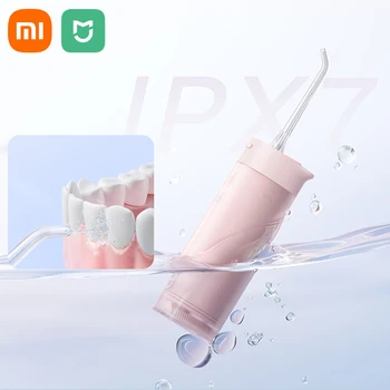 Pôvodný XIAO MIJIA Prenosné Ústne Irigátor 120ML Zubné Irigátor Ultrazvukové Zuby Ústne Flusher Nádrž na Vodu, Zub Cleaner